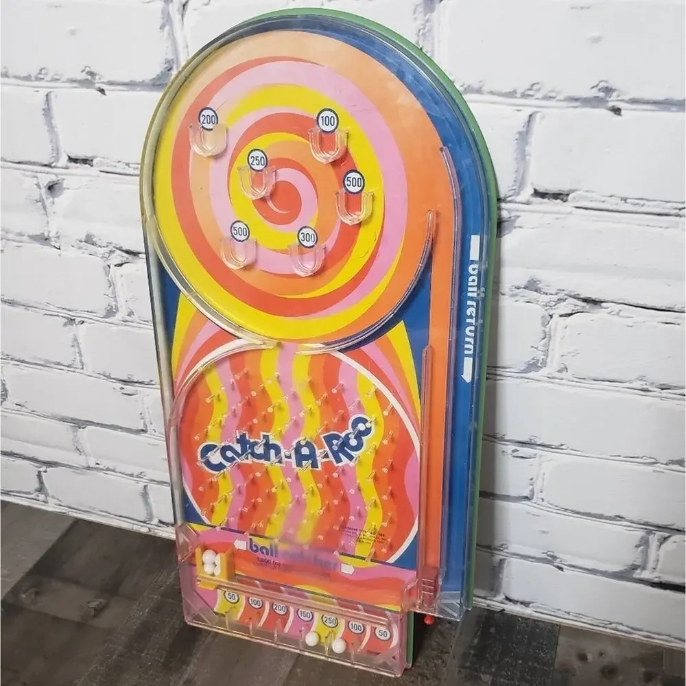 Vintage 1960s Pinball Game Catch-a-Roo